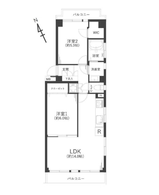 ルラール駒込　間取り図
