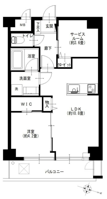 ゾンネンハイム大橋　間取り図