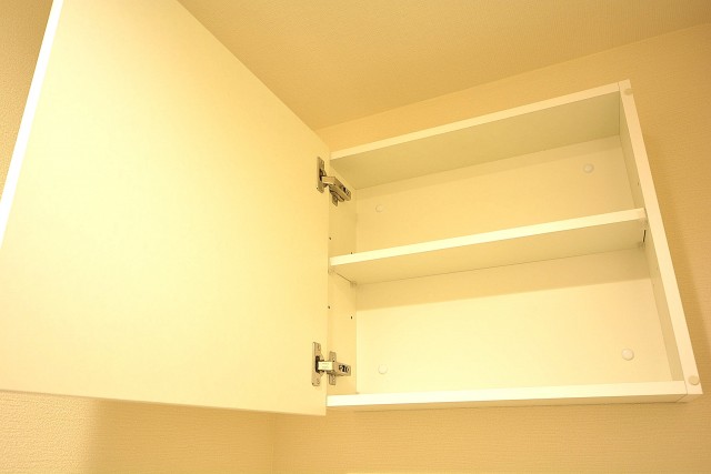 トイレットペーパーのストック置場に・・・