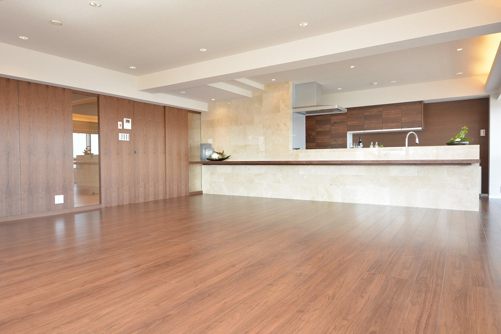 代官山マンション　開放感のあるLDK