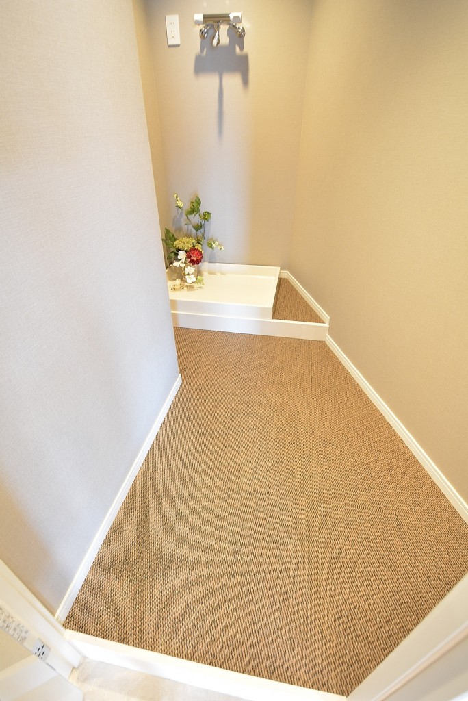 代官山マンション　洗濯機置場