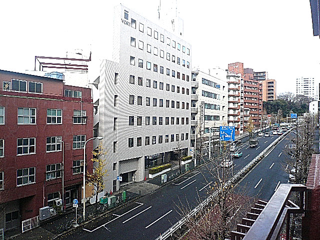 サングリア中目黒　5階からの眺望。