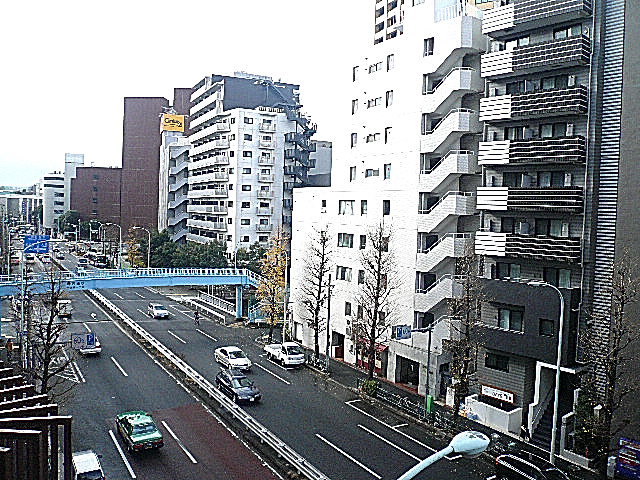 サングリア中目黒　5階からの眺望。