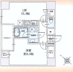 ダイアパレスシェルトワレ目黒　間取り
