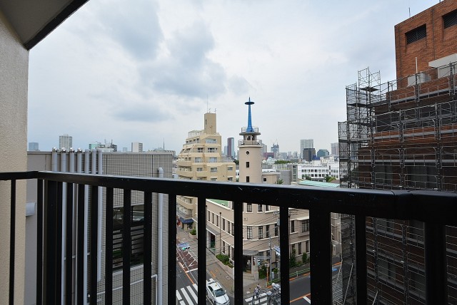 共栄デューク高輪　バルコニー