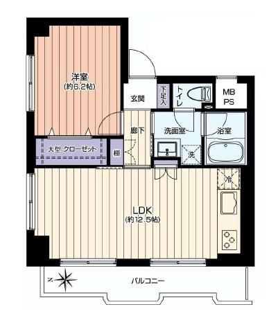サングリア中目黒　間取り