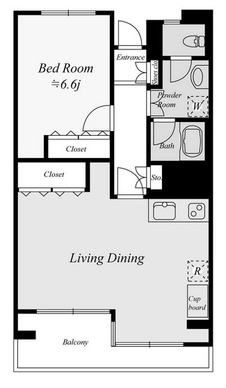 代官山エーデルハイム　間取図706