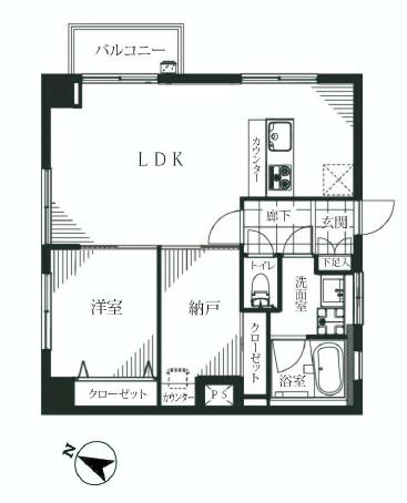 六本木ハイツ　間取り