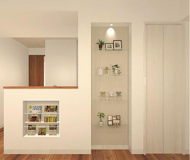 ライオンズマンション池田山　収納完成イメージ