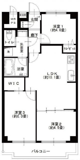 飯田橋第一パークファミリア　図面