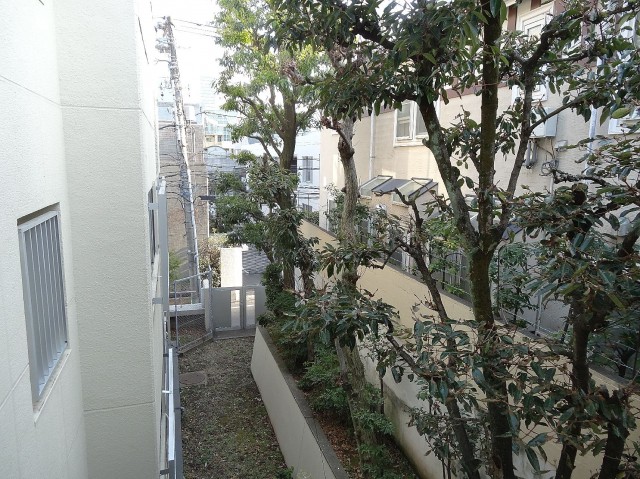 陽輪台松濤　ウッドデッキ外