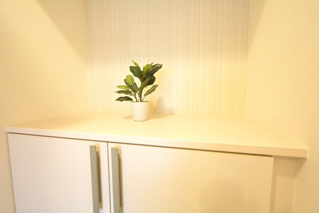 古河松原マンション　玄関収納905