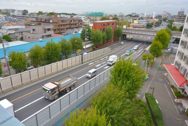 芦花公園ヒミコマンション　　バルコニーからの眺望701