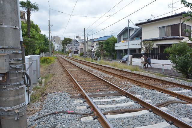 ライオンズマンション赤堤第2　世田谷線線路
