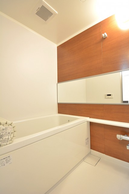 古河松原マンション　追い焚き機能付きバス