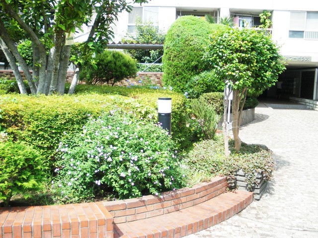 祐天寺第2コーポラス　敷地内緑