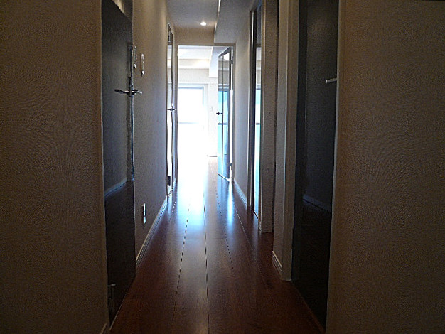 麻布狸穴ナショナルコート　ＬＤＫへ続く廊下です。