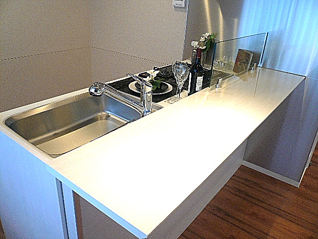 六本木ハイツ　カウンター付システムキッチン　510