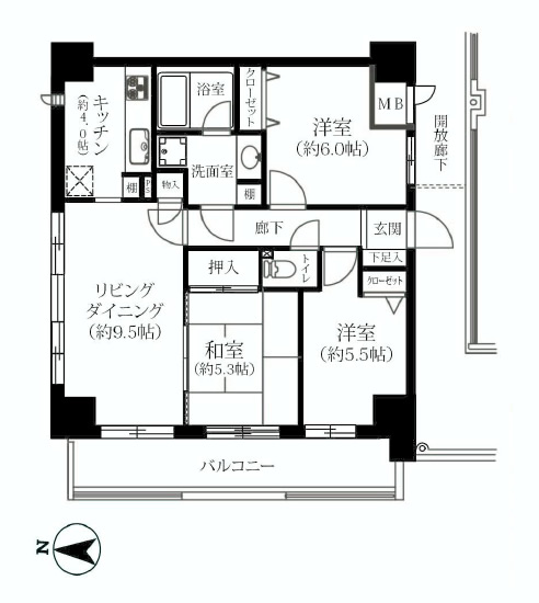 クレストコート中落合