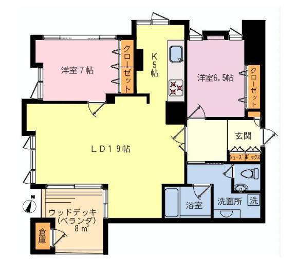 陽輪台松濤　間取り