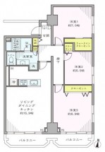 マンション都立大　間取り403