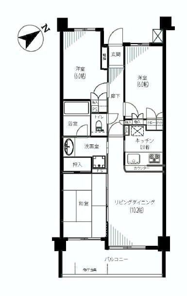 レクセルマンション笹塚　間取り