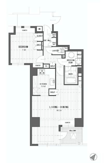 AMAX横浜　間取り