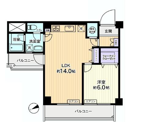 メガロン御殿山　間取り