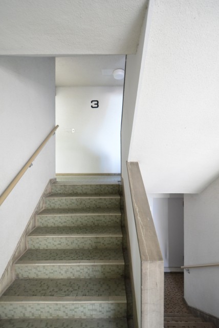 高輪中台マンション 外廊下