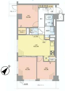ヴェラハイツ日本橋箱崎　間取り