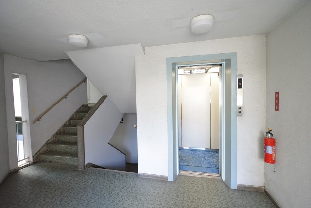 高輪中台マンション 外廊下