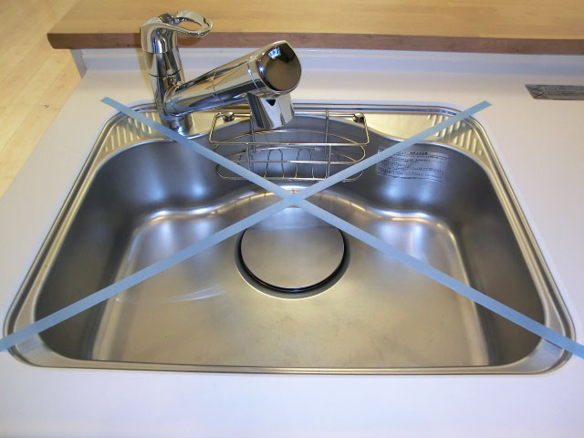 シンクの水栓は浄水器内蔵