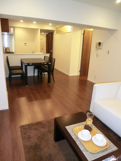 約16.8帖もの広々リビングダイニングキッチン