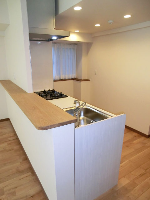 シャンボール松濤　使い勝手良さそうなシステムキッチン