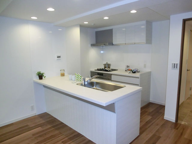 ゆったりサイズのキッチン