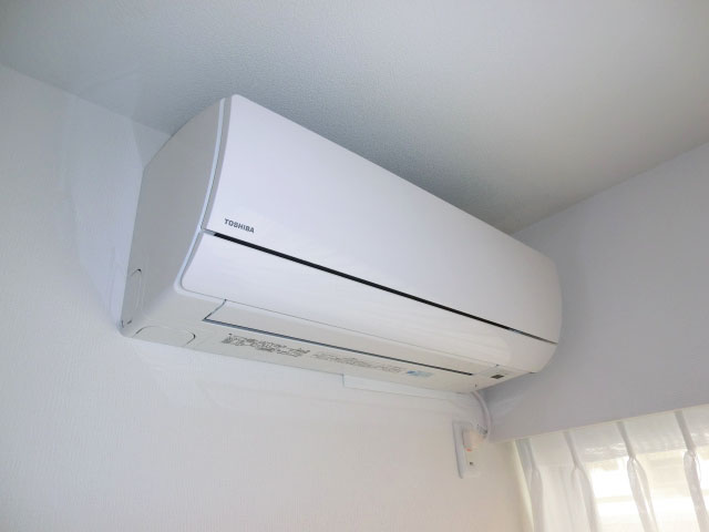 第23宮庭マンション　エアコンが新規設置されています