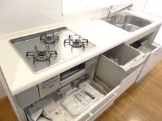 ディナスカーラ新宿　浄水器＆食洗器付きのシステムキッチン
