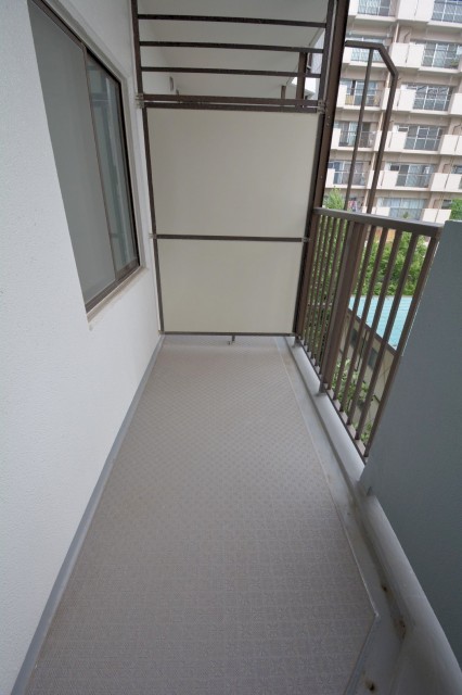 東向きバルコニー