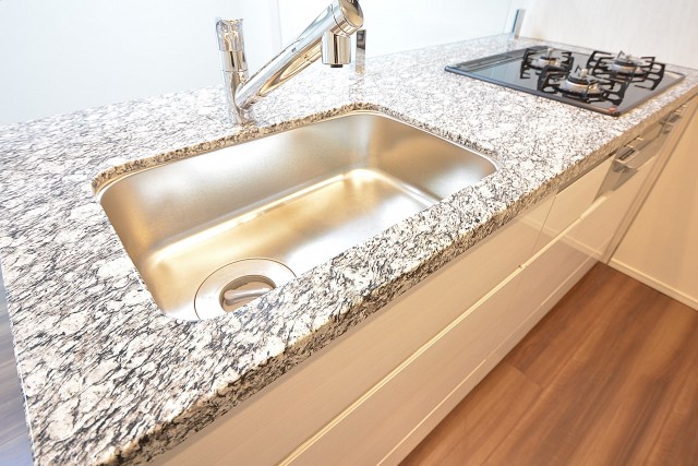 ディスポーザーとビルトイン浄水器付き