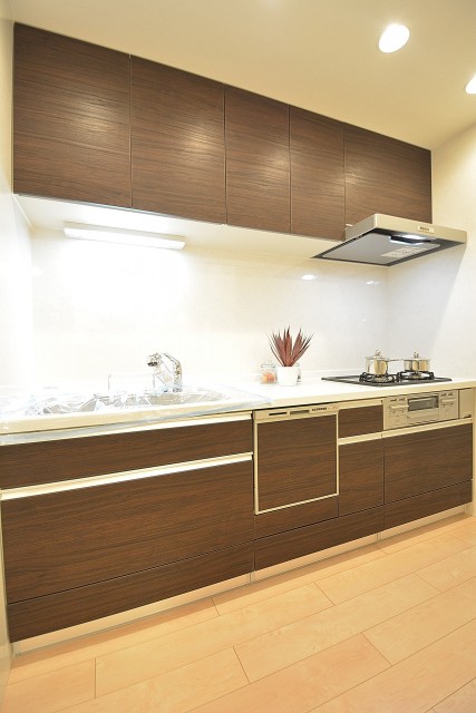 食器洗浄機付きのシステムキッチン