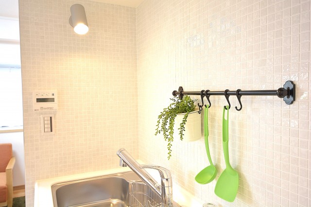 スポットライトとフック