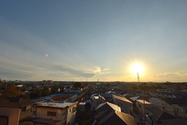 ルーフバルコニーからの眺め