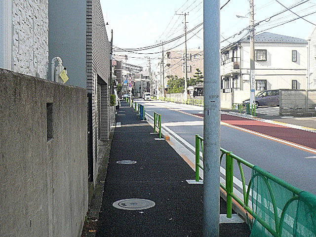 弦巻リハイム　マンションまでの道のり