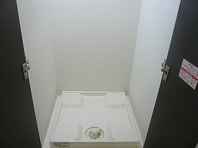 弦巻リハイム　白い扉の洗濯機置き場205