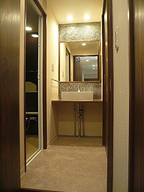 マンション駒場　サニタリールームです。