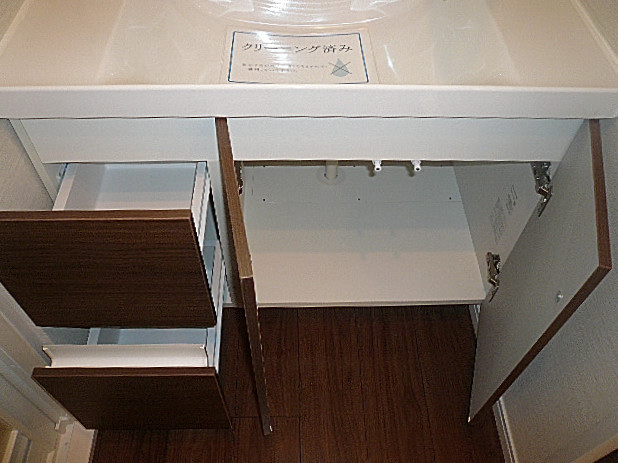 洗面化粧台　洗面ボウル下収納