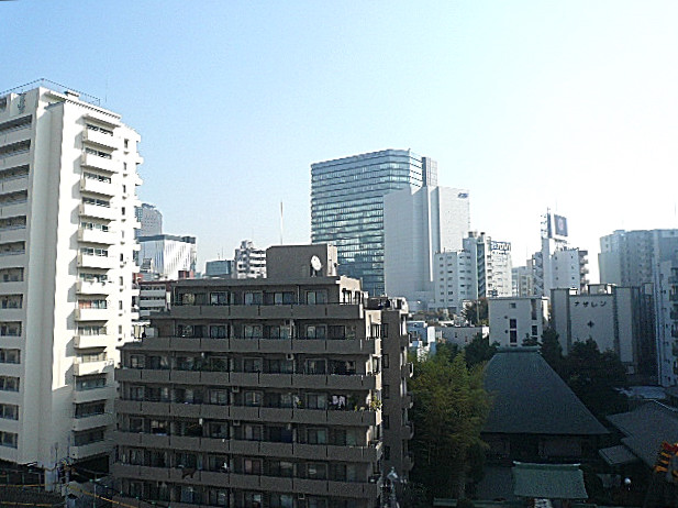 共用廊下からの眺望