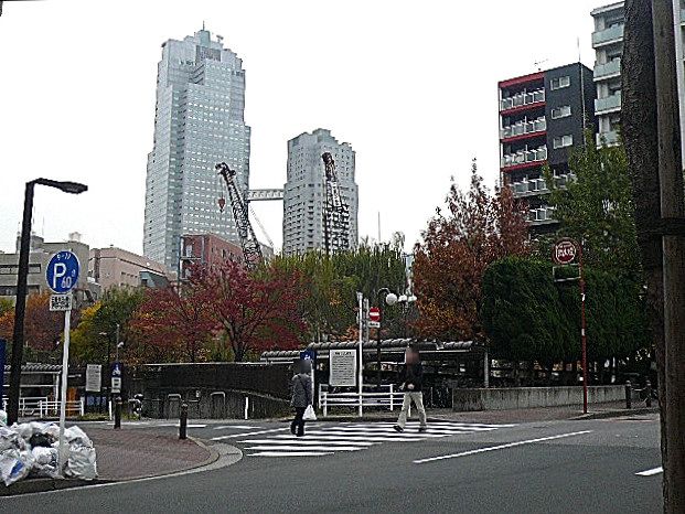 中銀築地マンシオン　マンションまでの道のり