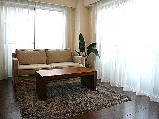 中銀築地マンシオン　沢山の窓があるＬＤＫ16.2帖