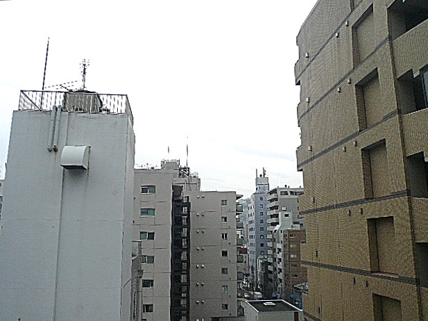 中銀築地マンシオン　最上階からの眺望